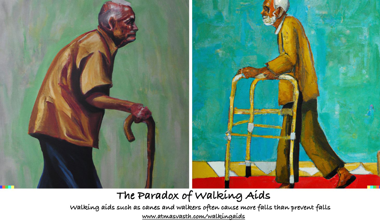 The Paradox of Walking Aids