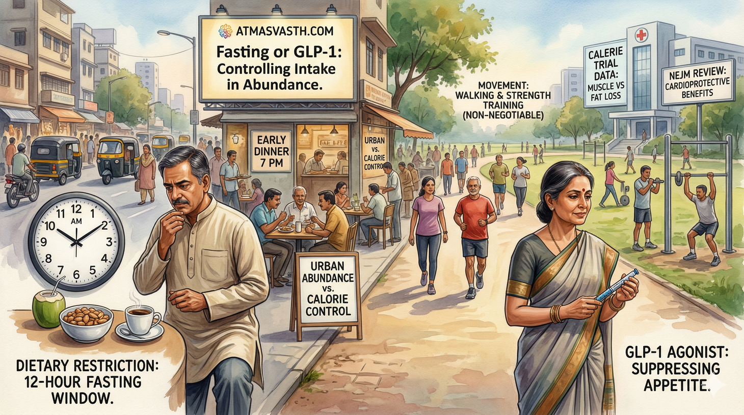 Is Fasting an Efficient Way to Control Food Intake in an Environment of Abundance?