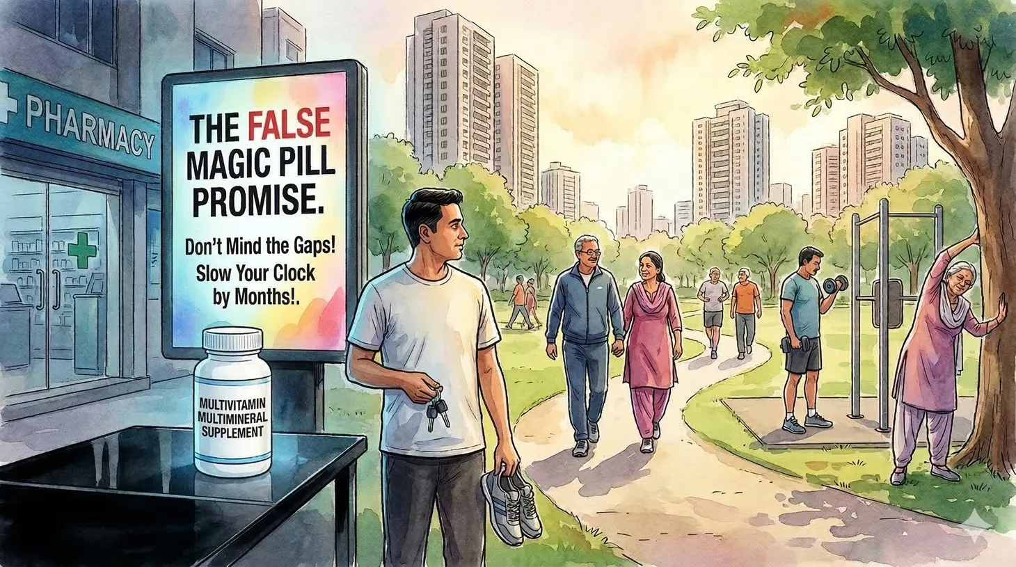 Pills vs. Sneakers: Why No Multivitamin Supplements Can Do What Movement Does